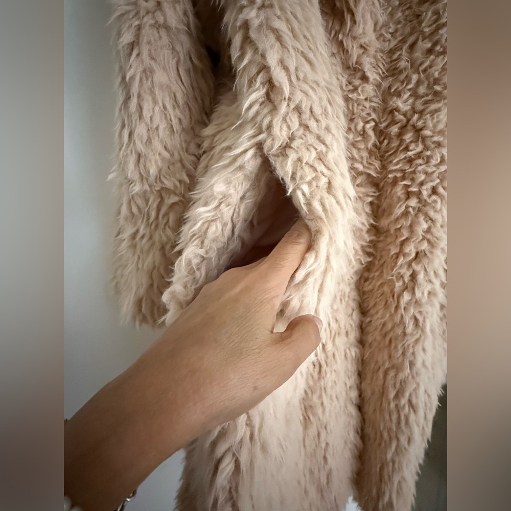 Anthropologie Teddy Jacket in Tan - Picture 2 of 7